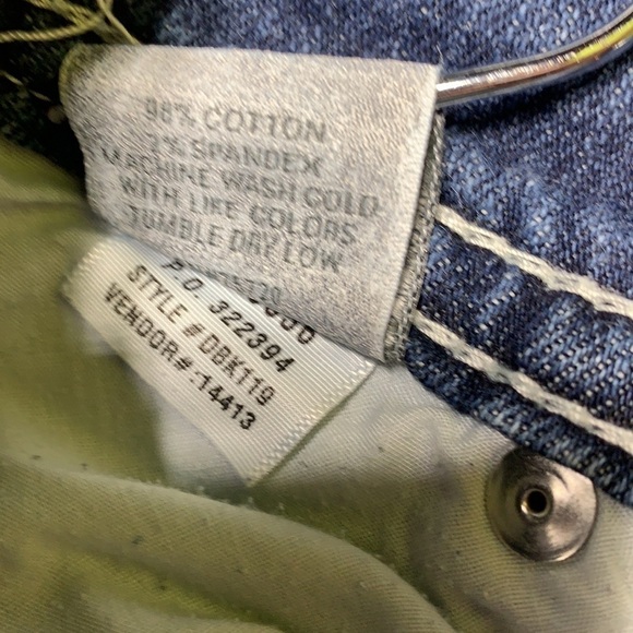 WOMEN’S Daytrip Blue Aquarius Straight Leg Jean Size 26 - Picture 10 of 10